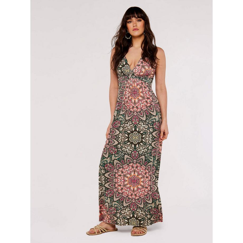 APRICOT Robe longue motif mandala  
