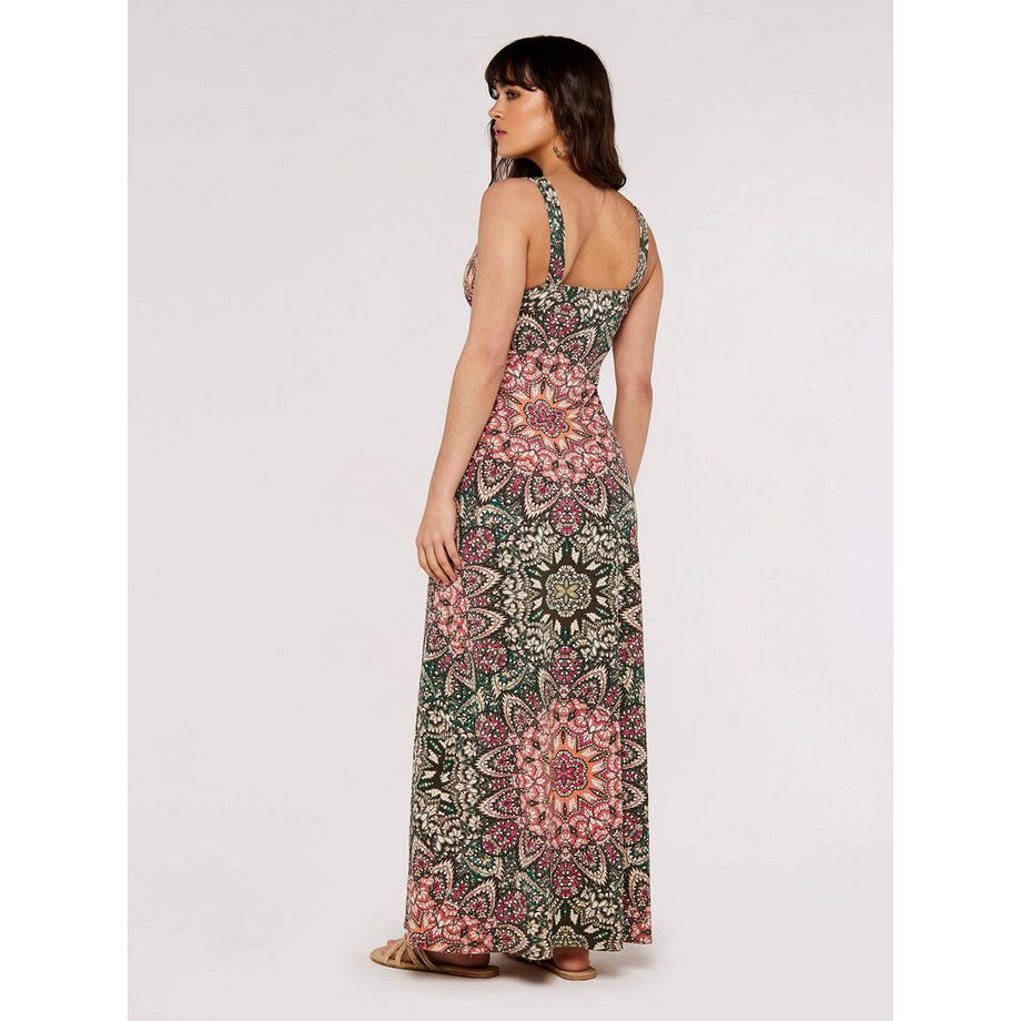APRICOT Robe longue motif mandala  