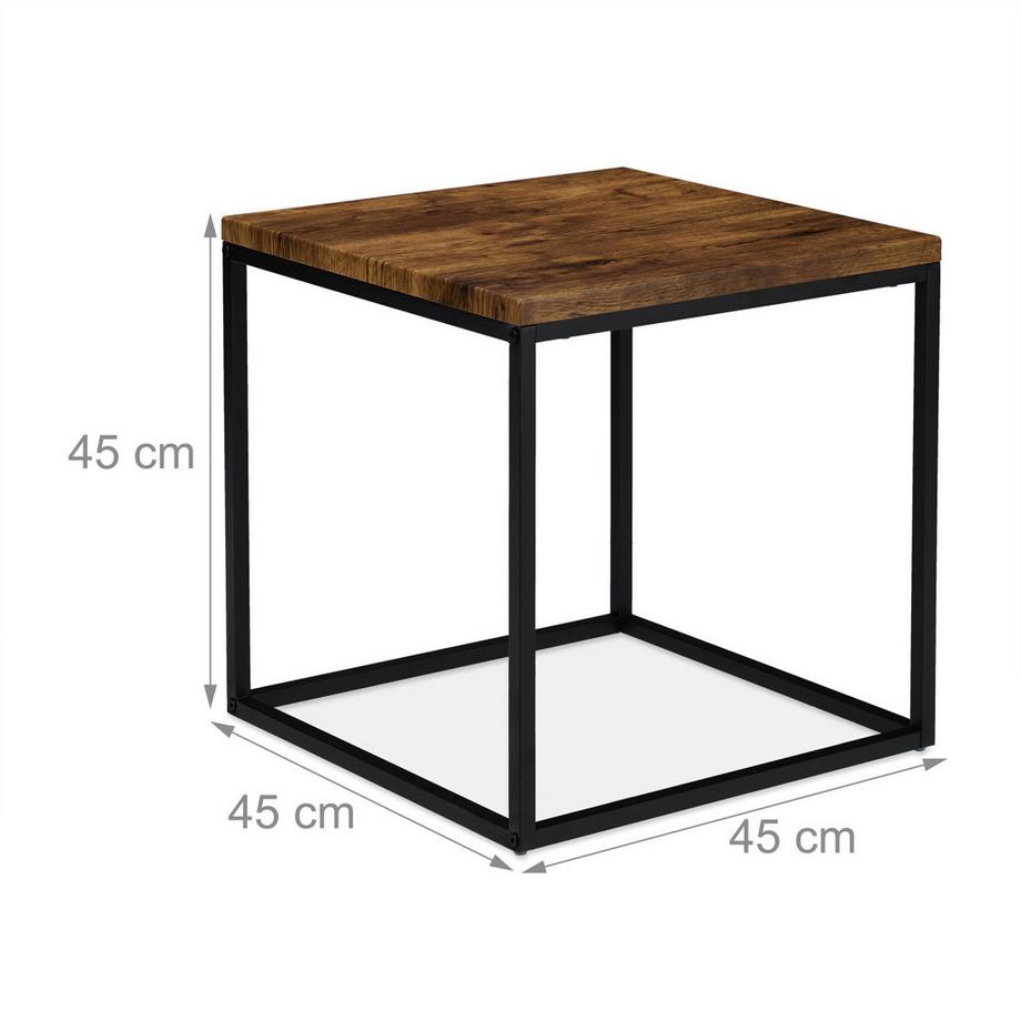 B2X Table d'appoint de style industriel  