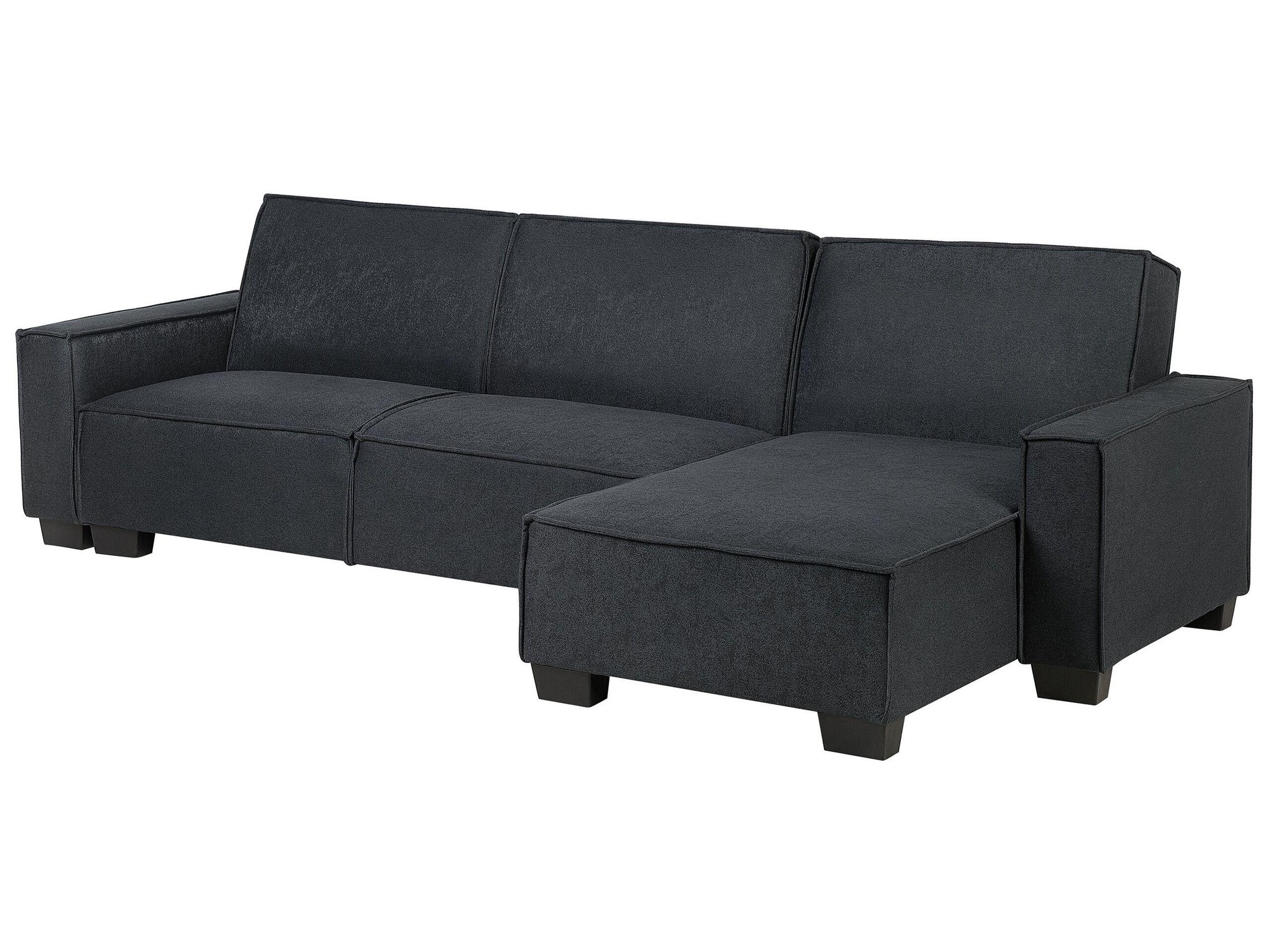 Beliani Ecksofa aus Polyester Skandinavisch ROMEDAL  