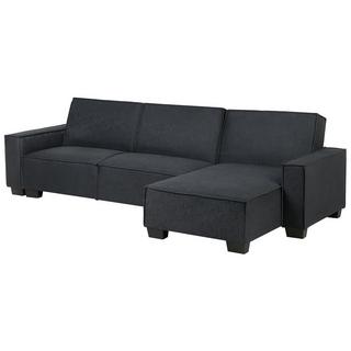 Beliani Ecksofa aus Polyester Skandinavisch ROMEDAL  