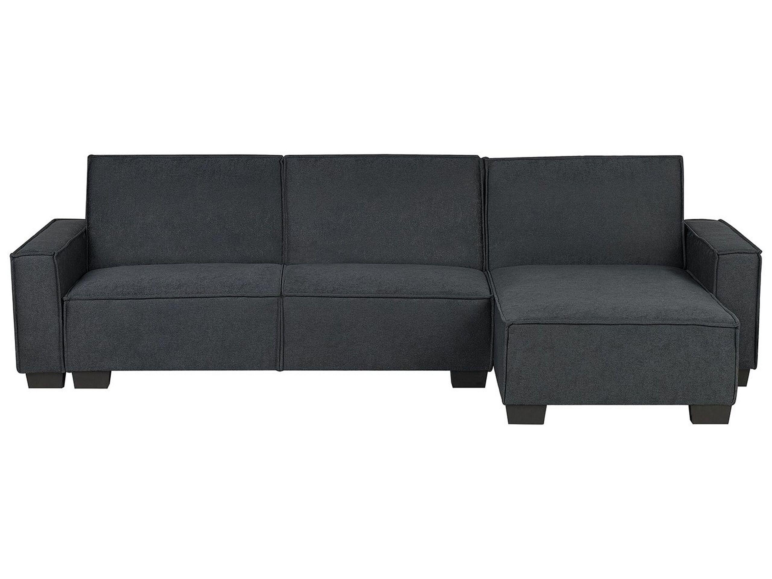 Beliani Ecksofa aus Polyester Skandinavisch ROMEDAL  