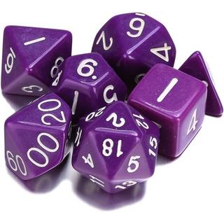 Gameloot  Lot de 7 dés pour Donjons et Dragons et (Violet) 