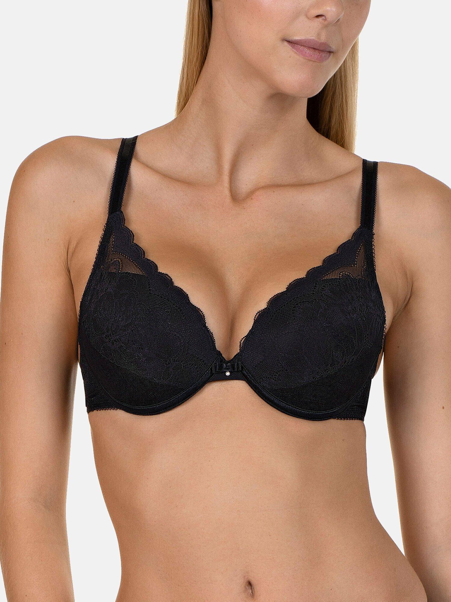 Image of Push-up-bh Evelyn Damen Schwarz B/90