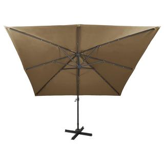 VidaXL Parasol de jardin en porte-à-faux  