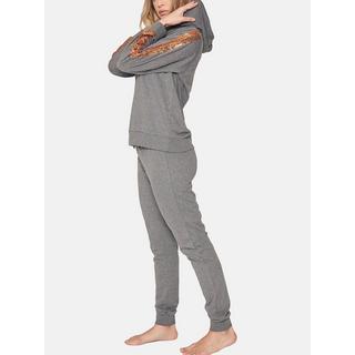 Admas  Pyjama tenue d'intérieur pantalon sweat capuche Bright 