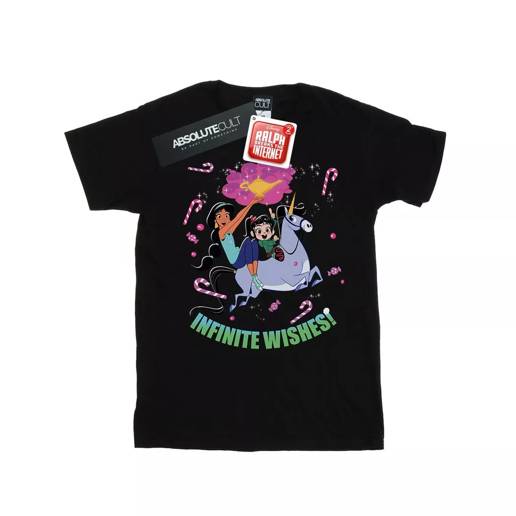 Disney - Wreck It RalphAnd Vanellope TShirt, für Damen, Schwarz, Größe XL