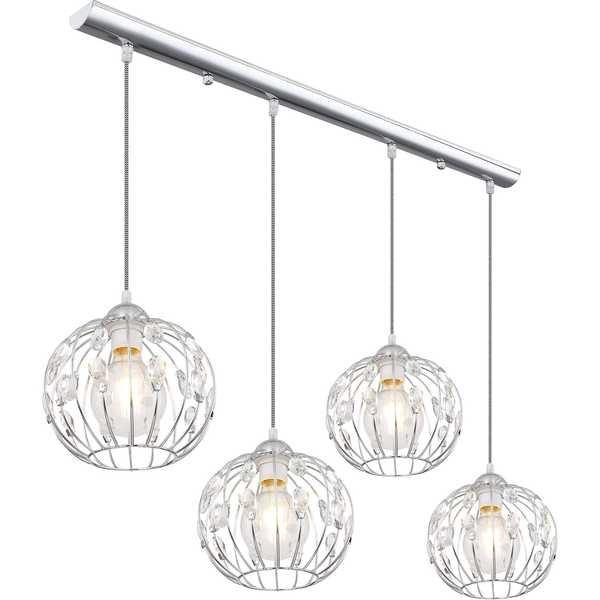 Image of Hängeleuchte Hanako Chrom 4xE27 Hängeleuchte Hanako Chrom 4xE27