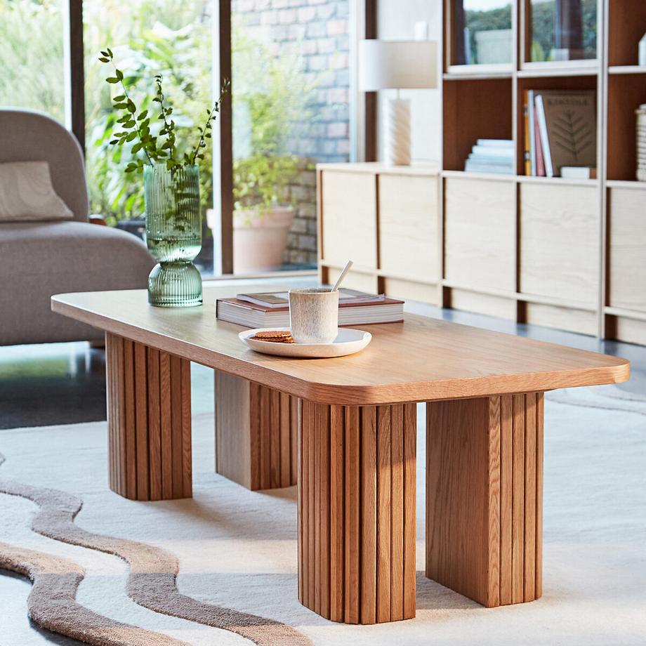 La Redoute Intérieurs Table basse plaqué chêne  