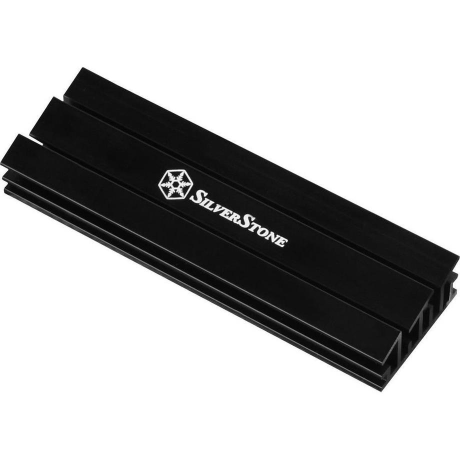 SilverStone  SST-TP02-M2 sistema di raffreddamento per computer Mddulo di memoria Dissipatore di calore/Radiatore Nero 