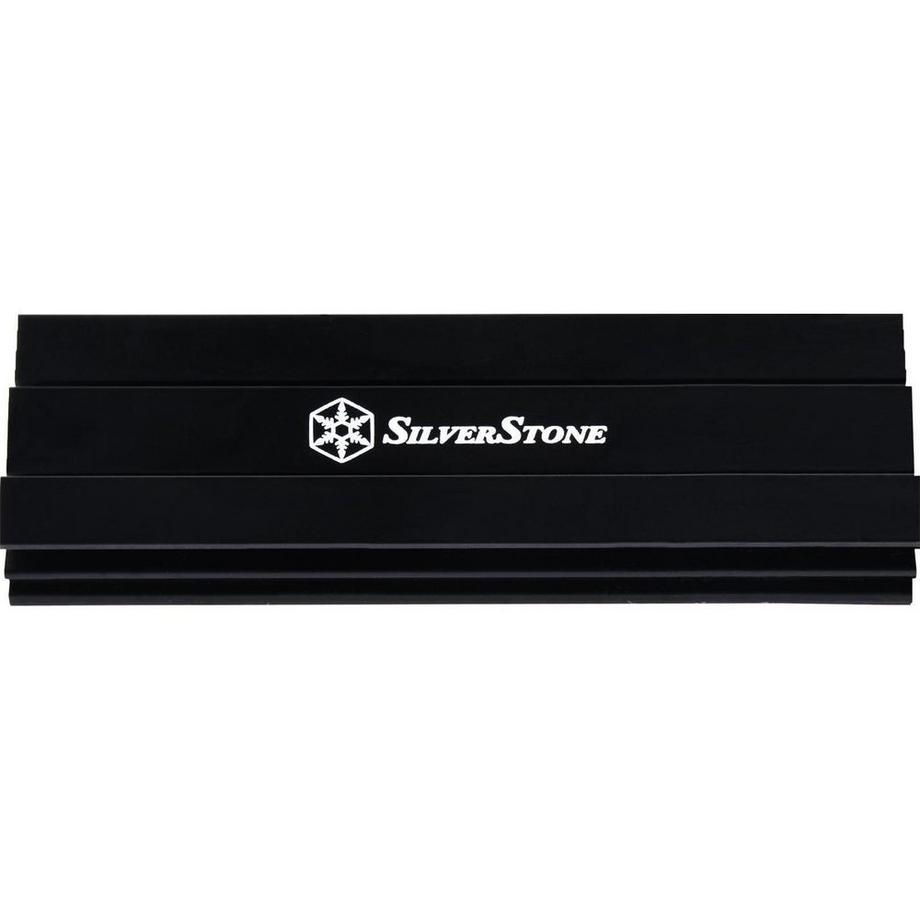 SilverStone  SST-TP02-M2 sistema di raffreddamento per computer Mddulo di memoria Dissipatore di calore/Radiatore Nero 