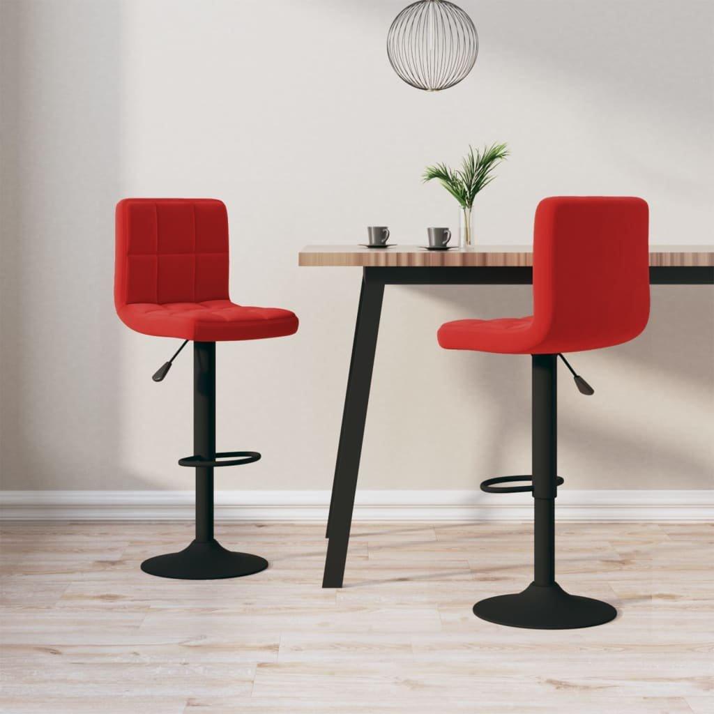 VidaXL Tabouret de bar velours  