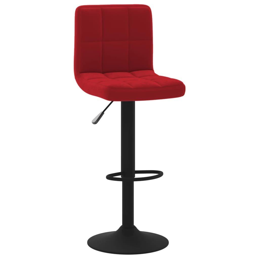 VidaXL Tabouret de bar velours  