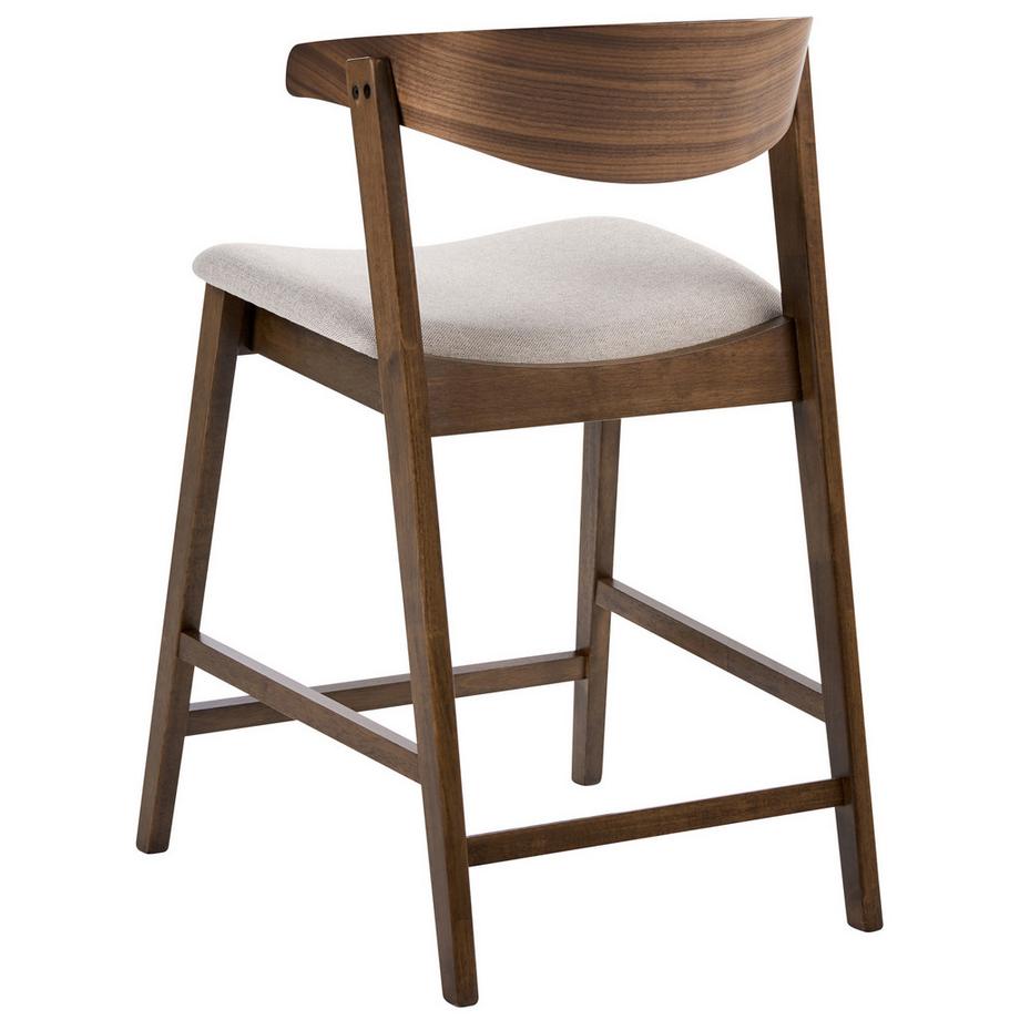 Beliani Set di 2 sedie alte en Tessuto Classico LILLY  