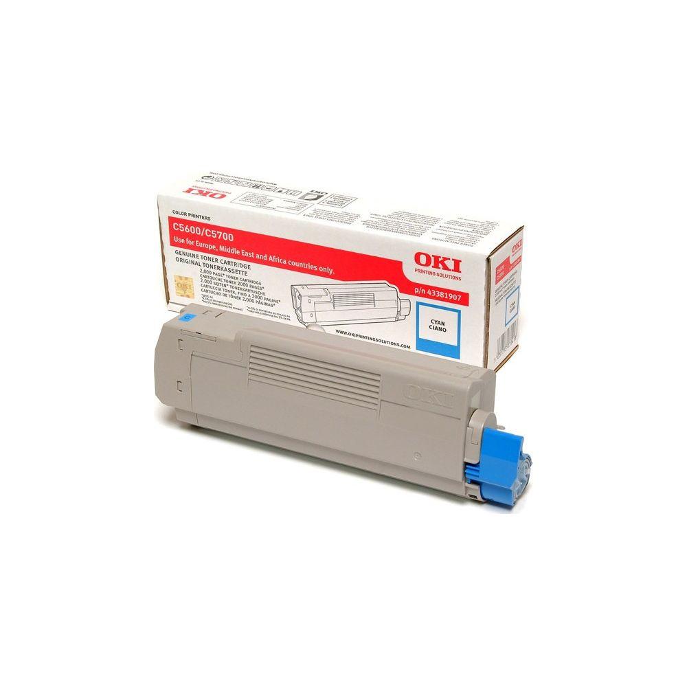 OKI  OKI Toner cyan 43381907 C5600/5700 2000 Seiten 