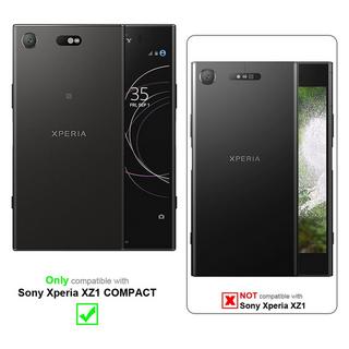 Cadorabo  Hülle für Sony Xperia XZ1 COMPACT Magnetverschluss, Kartenfach 