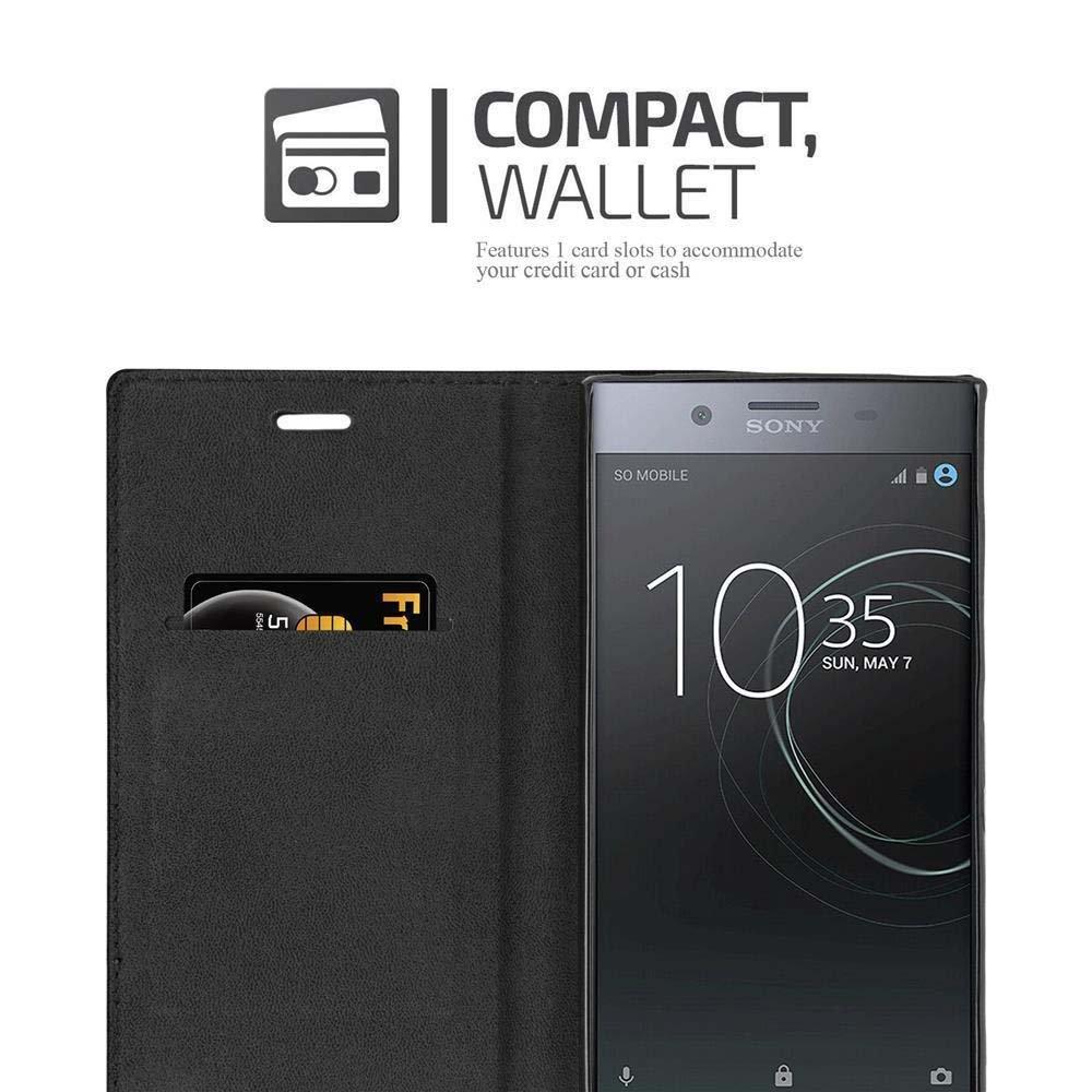 Cadorabo  Hülle für Sony Xperia XZ1 COMPACT Magnetverschluss, Kartenfach 