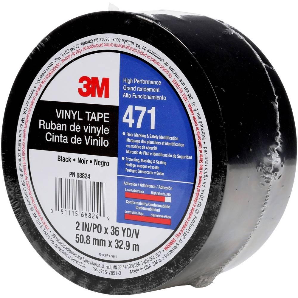 3M  Nastro adesivo in PVC Nero (L x L) 33 m x 50 mm 