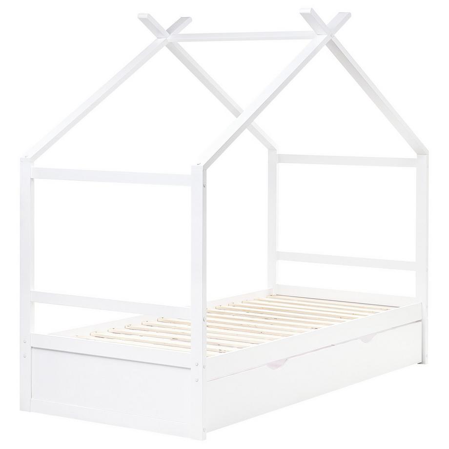 Beliani Lit d'enfant en Bois de pin  ORGEVAL  
