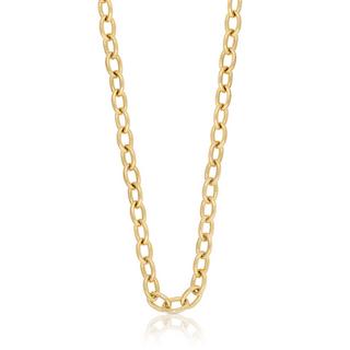 MUAU Schmuck  Collier Anker Gelbgold 750 45cm, 6mm 