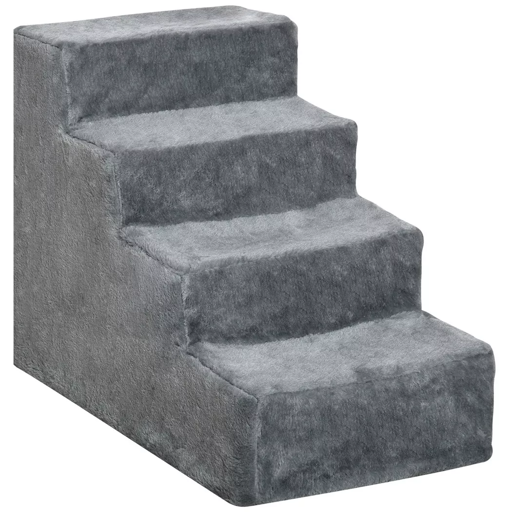 PawHut - Hunderampe, One Size, Taubengrau