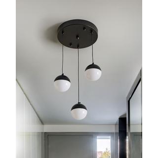 Beliani Lampe suspension en Aluminium Moderne ANKOBRA  