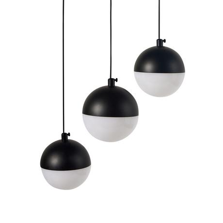 Beliani Lampe suspension en Aluminium Moderne ANKOBRA  