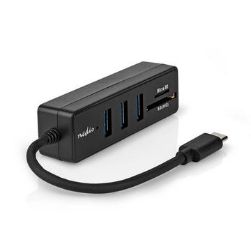 USB-Hubb | 1x USB-C™ | 3x USB A hona | 5-Port Port(s) | USB 3.2 Gen 1 | USB ström | 5 Gbps | SD & MicroSD