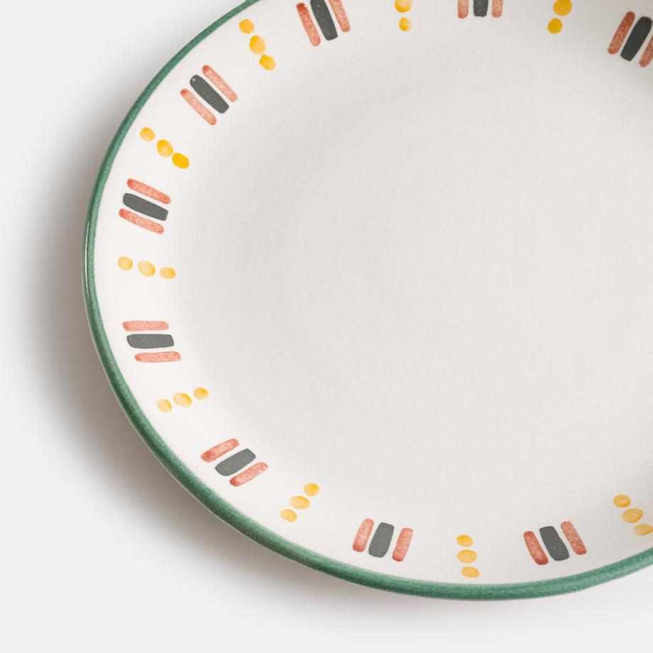 La Redoute Intérieurs Set Baldia aus 4 flachen Tellern  