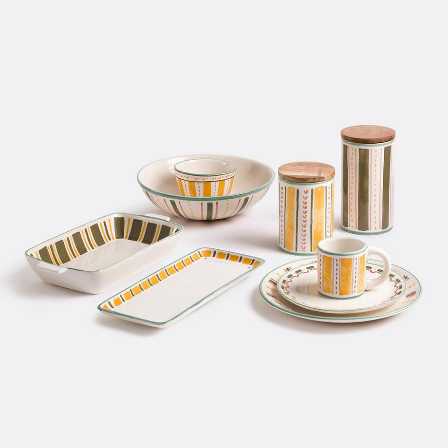 La Redoute Intérieurs Set Baldia aus 4 flachen Tellern  