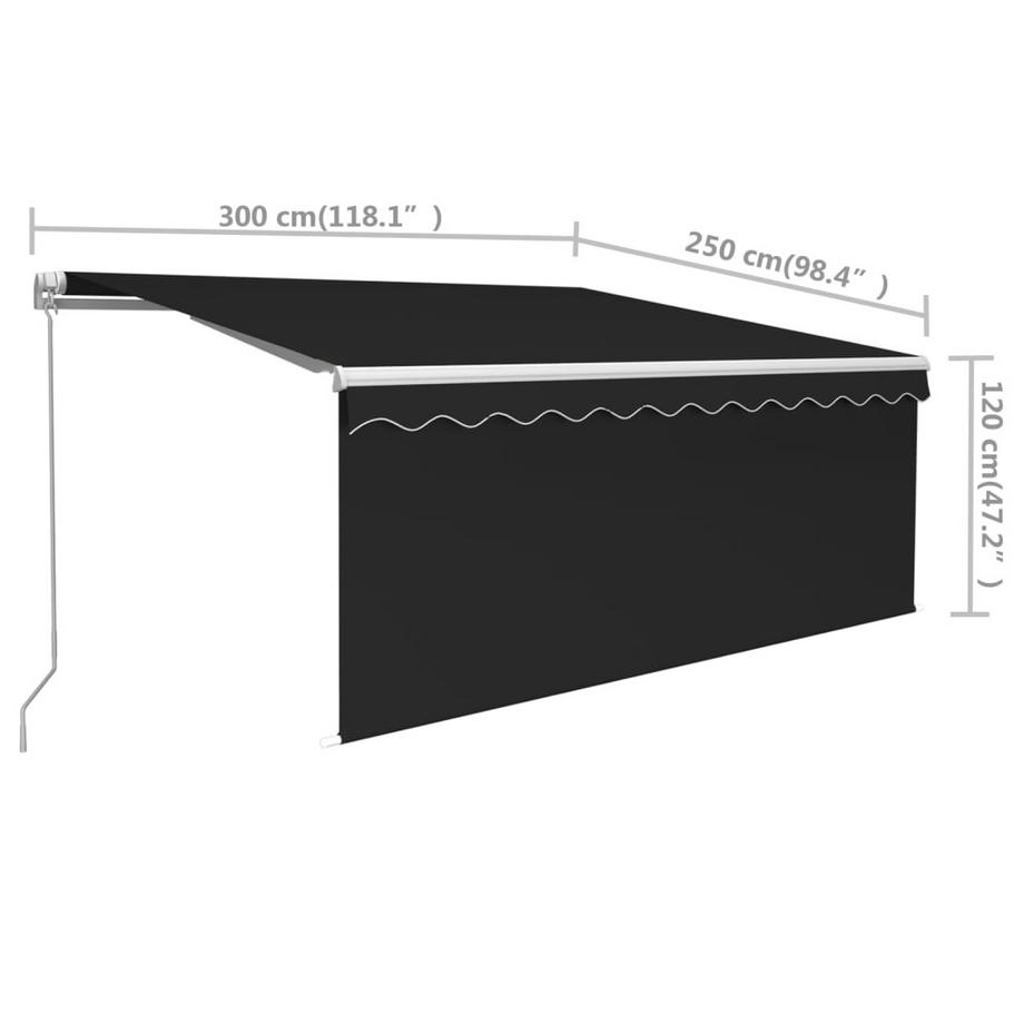 VidaXL tenda Alluminio  