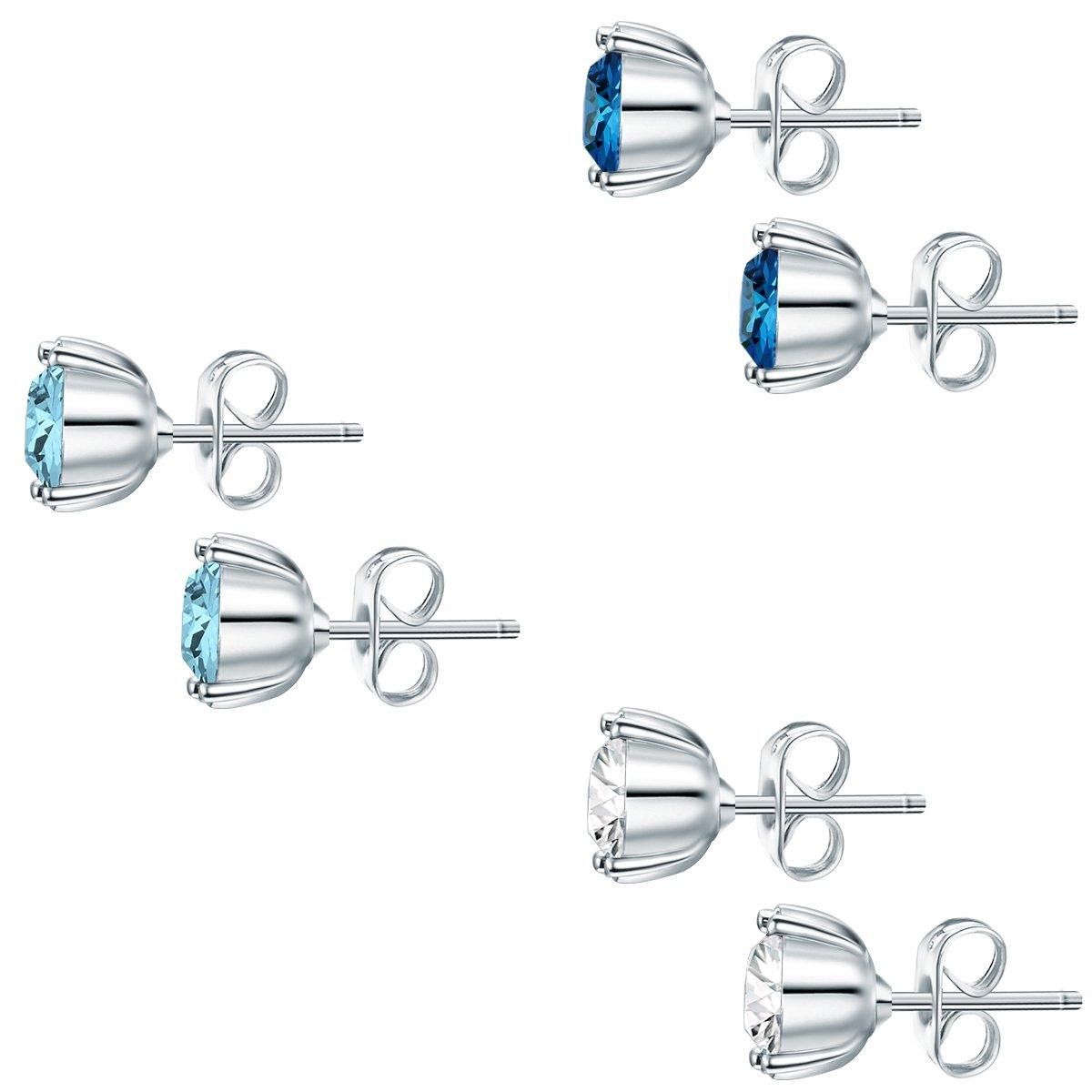 Lulu & Jane  Femme Ensemble (3 paires de boucles d'oreille) 