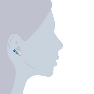 Lulu & Jane  Femme Ensemble (3 paires de boucles d'oreille) 