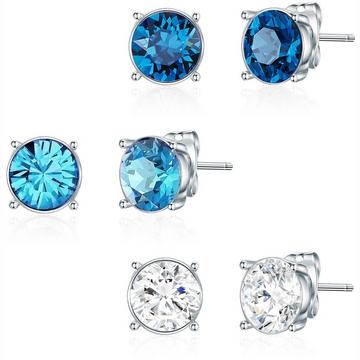 Femme Ensemble (3 paires de boucles d'oreille)