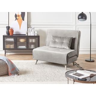 Beliani Schlafsofa aus Samtstoff Modern FARRIS  