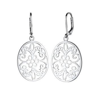 Boucles d'Oreilles Ornement Floral