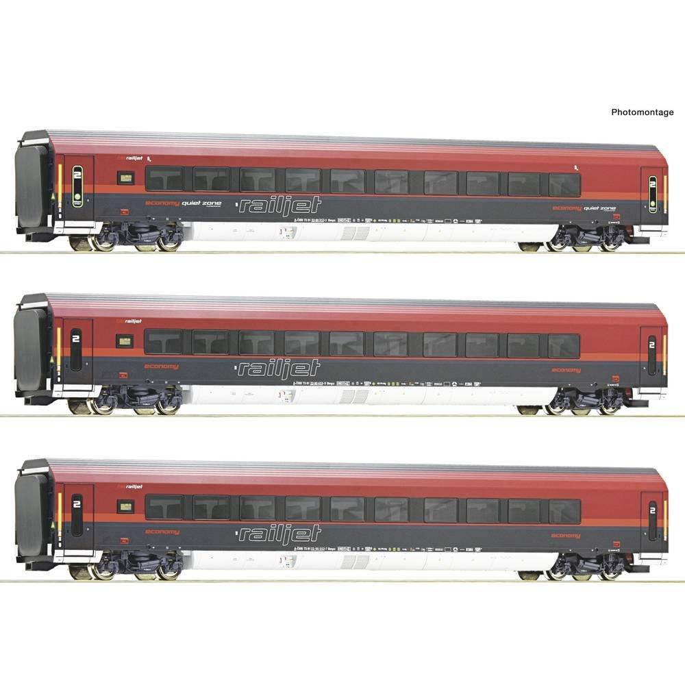 Image of H0 3er-Set Railjet der ÖBB Multicolor
