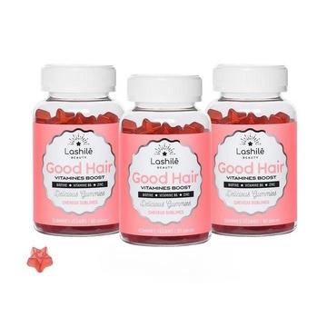 Good Hair - Beauté, pousse, fortification des cheveux (gummies) - 3 boites