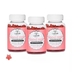 Good Hair - Schönheit, Wachstum, Stärkung der Haare (Vitamingummies) - 3 boxen