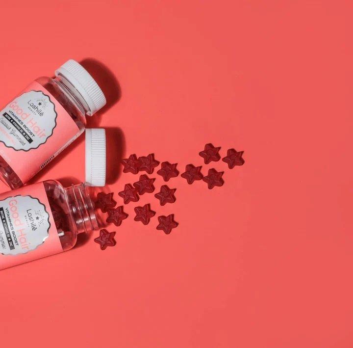 Lashilé Beauty  Good Hair - Beauté, pousse, fortification des cheveux (gummies) - 3 boites 