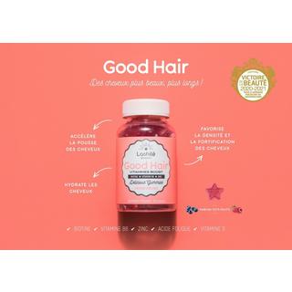 Lashilé Beauty  Good Hair - Beauté, pousse, fortification des cheveux (gummies) - 3 boites 