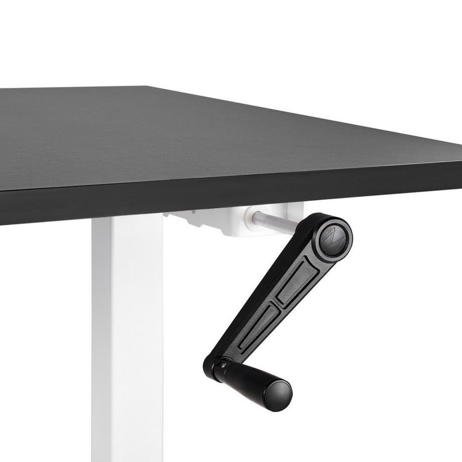 Beliani Schreibtisch manuell höhenverstellbar aus Faserplatte  DESTINES  