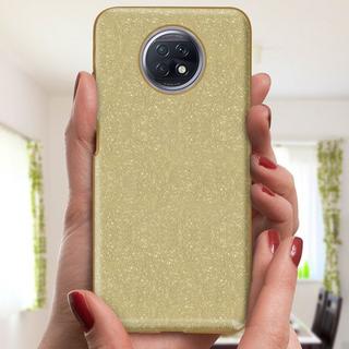 Avizar  Glitter Hülle Xiaomi Redmi Note 9T Gold 