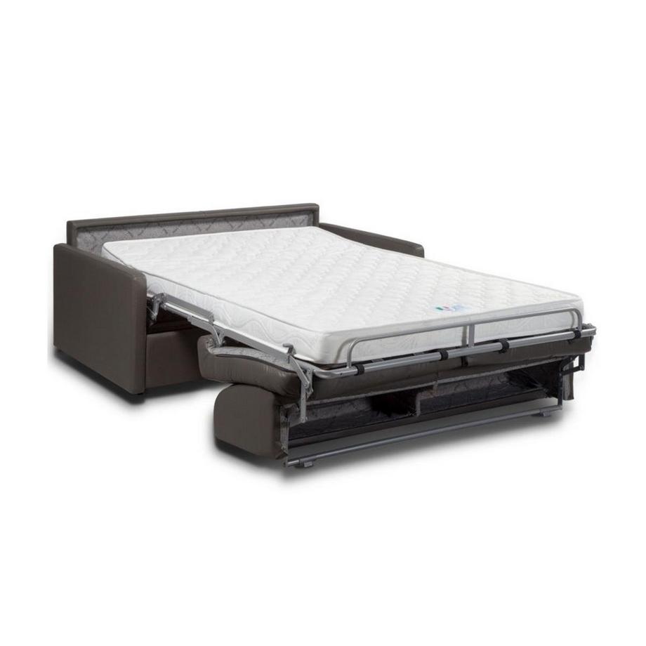 Vente-unique Canapé 4 places conible express en simili CALIFE CouchageMatelas  