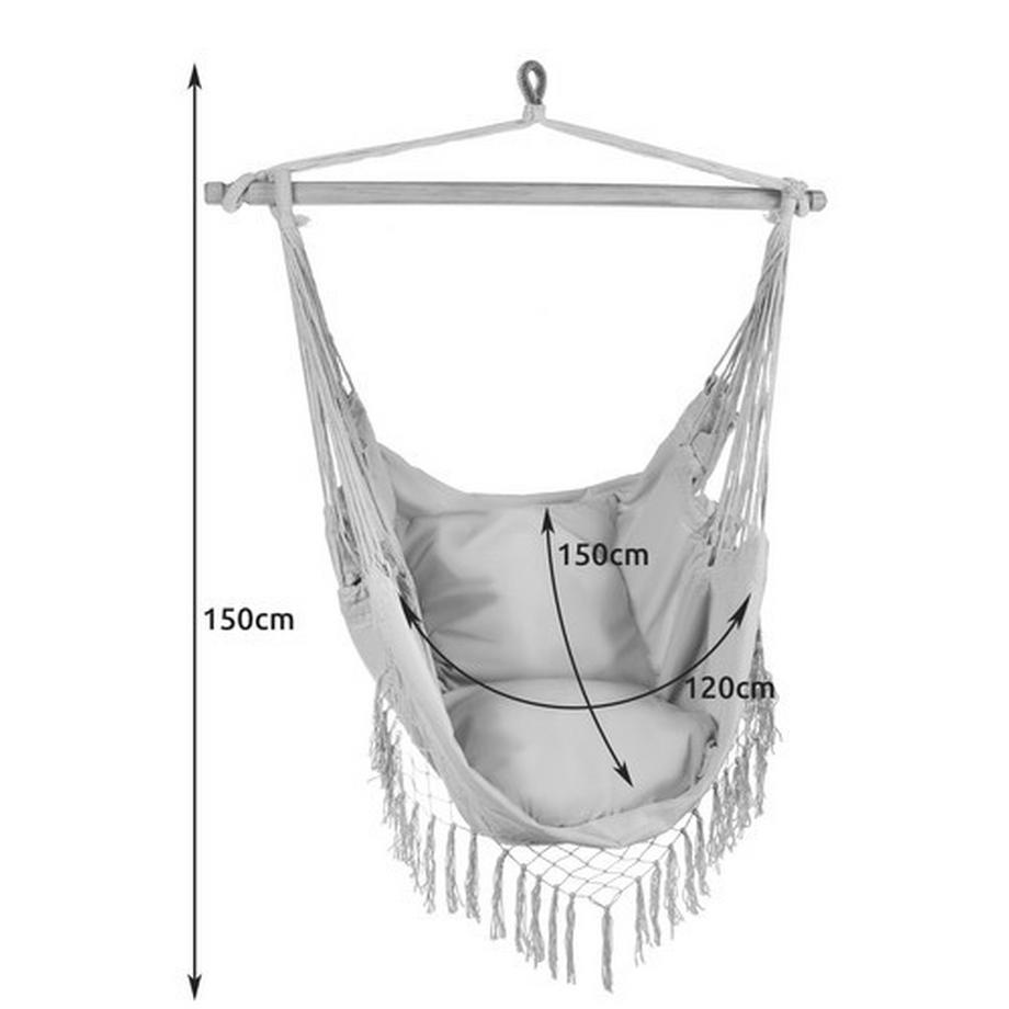 Northix Hängematte - Brasilianischerer Stuhl Gardlov 23671  