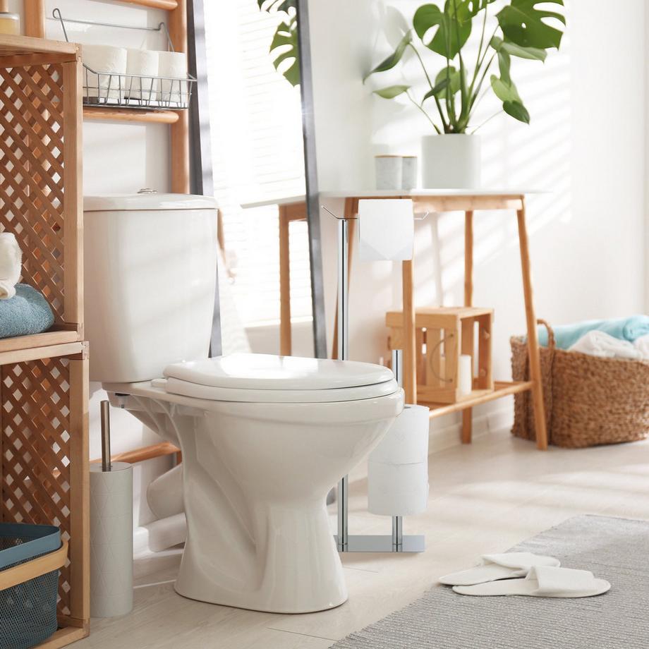 B2X Porte-papier toilette sur pied  