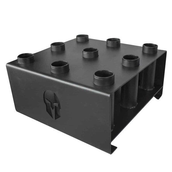 Image of Vertikales Rack Zur Ablage Von 9 Hantelstangen Ø 51mm Stahl Unisex Schwarz ONE SIZE