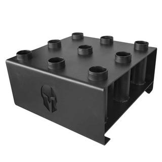 GladiatorFit  Vertikales Rack zur Ablage von 9 Hantelstangen Ø 51mm Stahl 