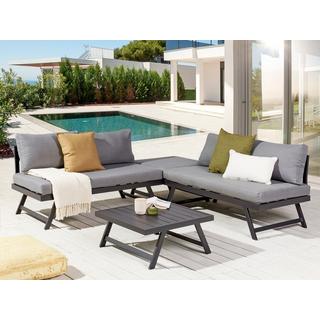 Beliani Lounge Set aus Aluminium Modern COCCORINO  