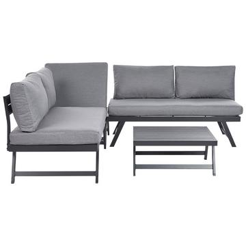 Set lounge pour jardin en Aluminium Moderne COCCORINO